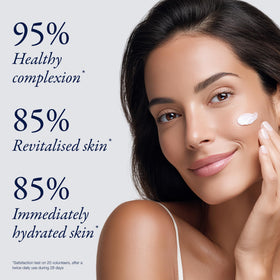 Phytomer cream being applied on hand, demonstrates quick absorption benefit