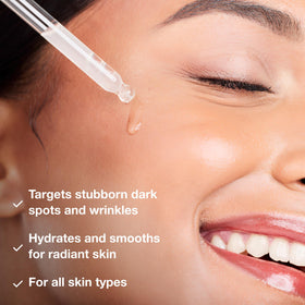 Phytomer serum applied to hand demonstrating smooth, dewy finish