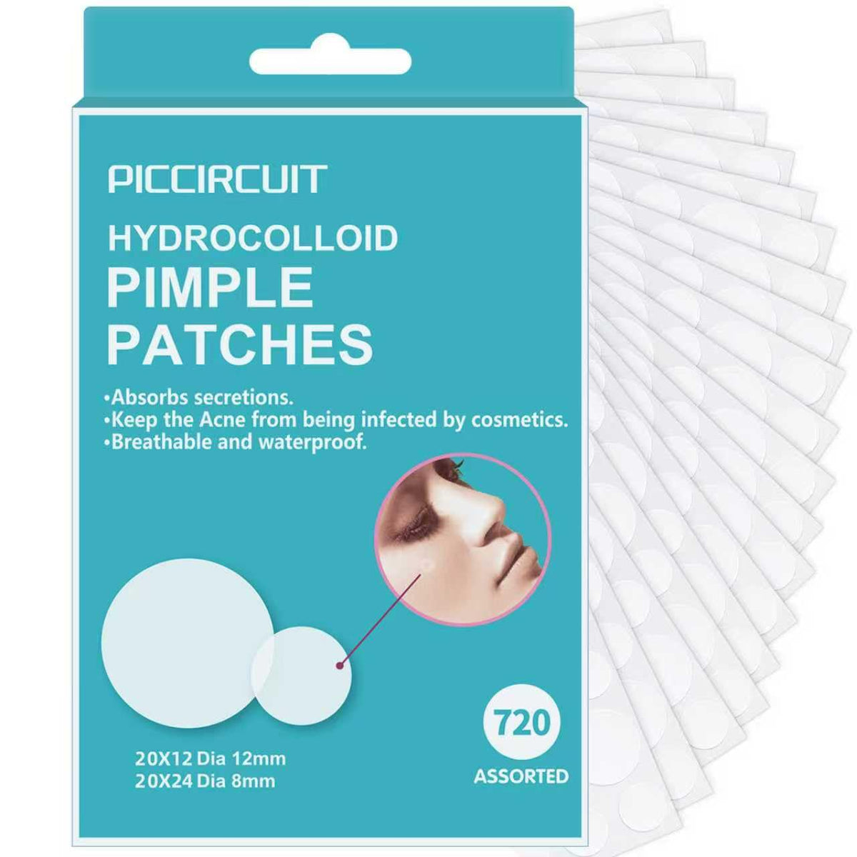 PICcircuit front packaging showing 720 count and discreet design benefits