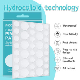 PICcircuit patch under light makeup showing invisibility and blend benefit