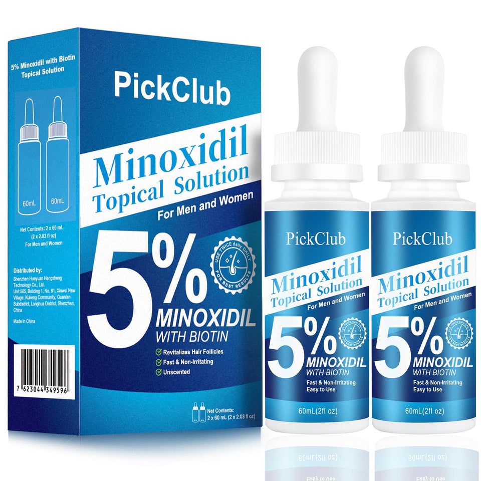 PickClub front packaging showing two 60ml bottles and brand label benefit