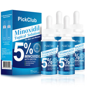 PickClub front packaging showing four bottles and value pack benefit