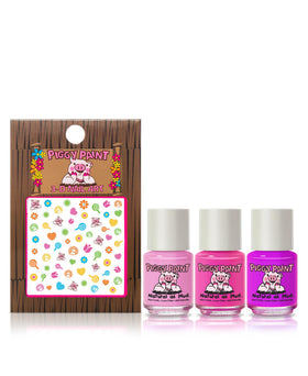 Piggy Paint bottle close-up and brush showing easy application benefit