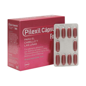 Pilexil front packaging showing bottle and label, brand clarity and benefit