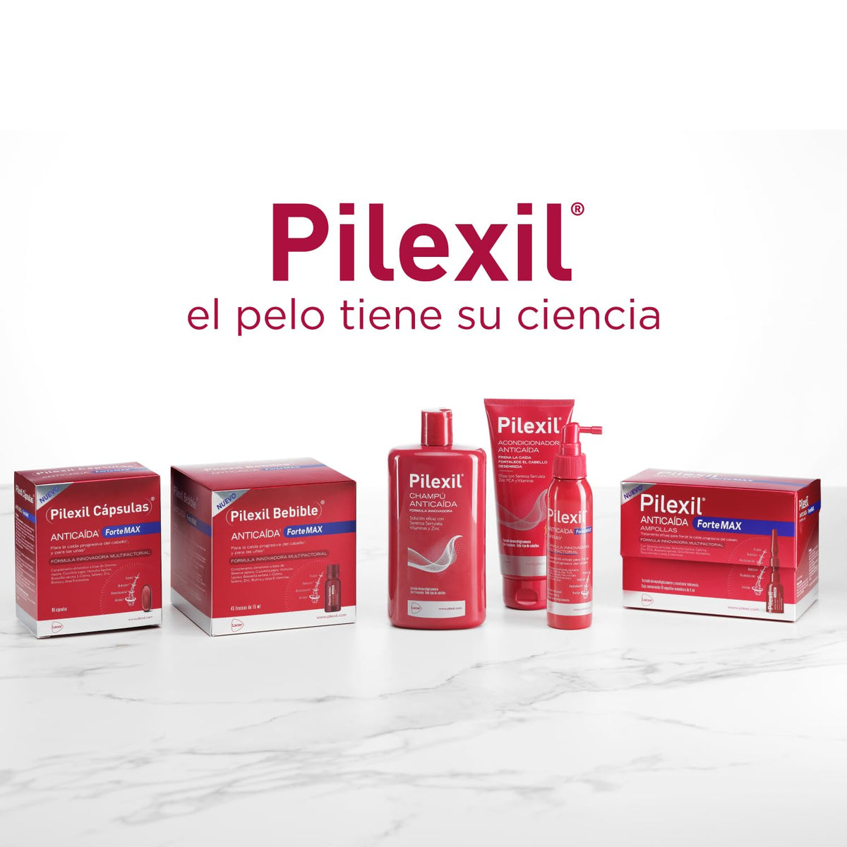 PILEXIL 900 ml bottle beside standard shower bottle showing large value