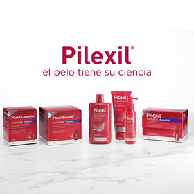 PILEXIL 900 ml bottle beside standard shower bottle showing large value