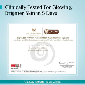 Pilgrim before and after concept showing improved skin radiance