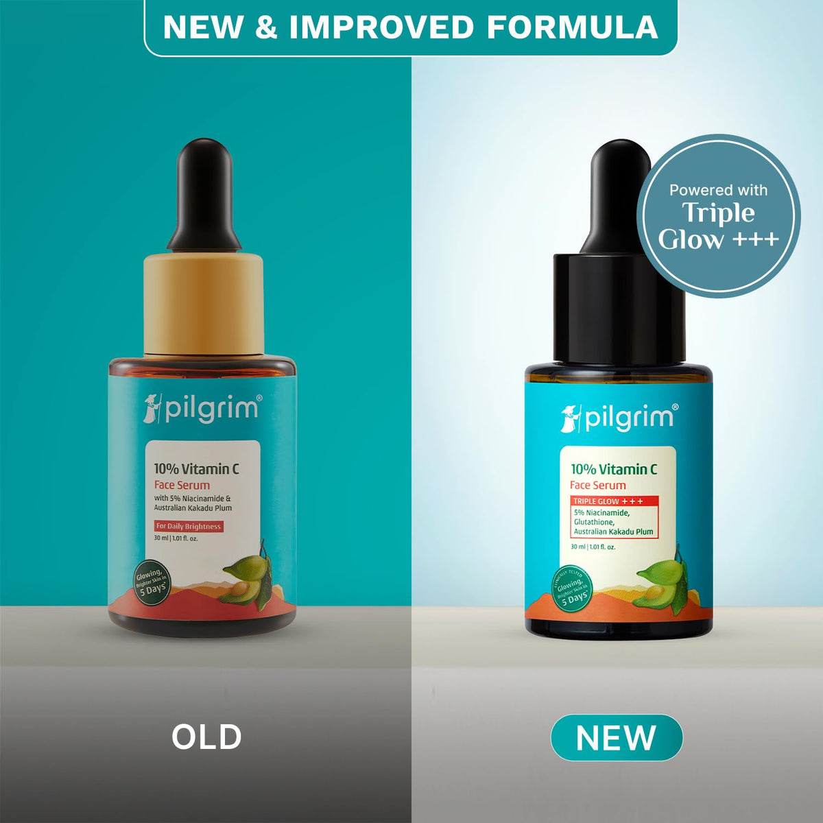 Pilgrim dropper dispensing serum illustrating easy targeted application