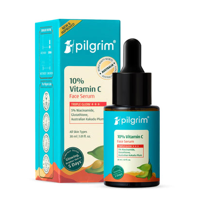 Pilgrim front bottle 30ml showing sleek packaging and product benefit