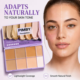 Pimby concealer texture close-up demonstrating creamy blendable finish benefit