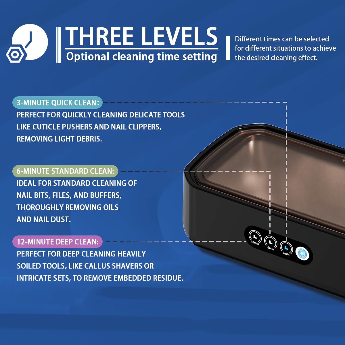 Pinkiou with makeup brushes and jewelry demonstrating multi-item cleaning
