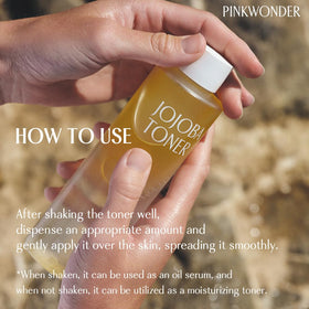 PINKWONDER bottle beside common items showing 6.76oz size for lasting use