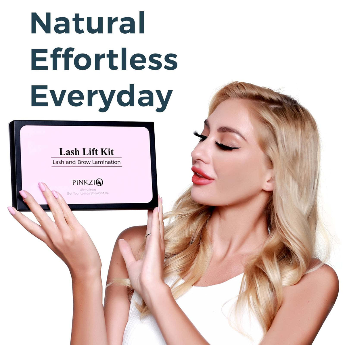 PINKZIO silicone lift pads displayed to show multiple sizes and precise shaping benefit