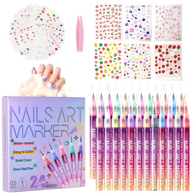 Pintada front packaging showing 24-color set and included stickers for easy gifting