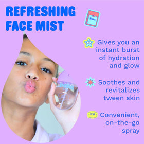 Pipa fine mist texture close-up demonstrating lightweight hydration