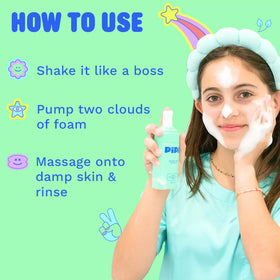 Pipa bottle in hand showing 3.4 fl oz scale for travel-ready size