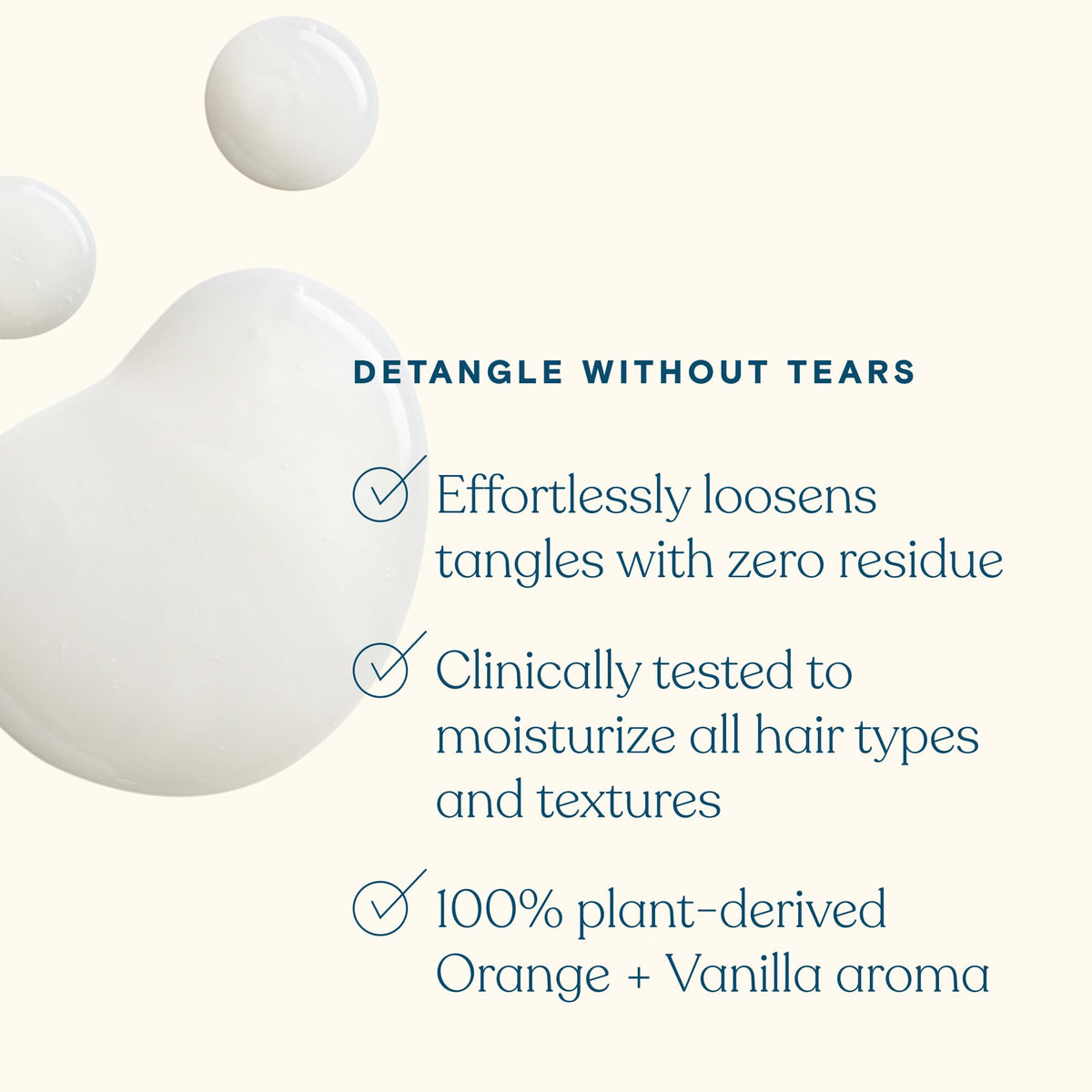 Pipette leave-in detangler spray in hand for easy comb-through benefit