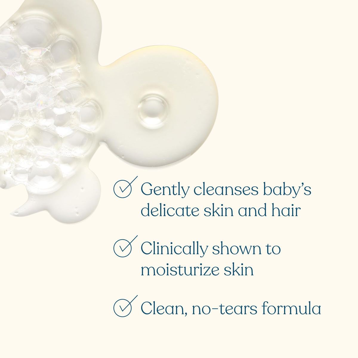 Pipette fragrance-free bottle label highlighting gentle formula