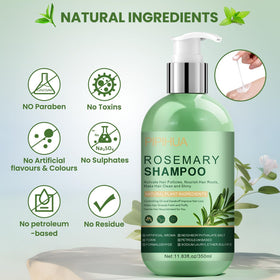 PIPIHUA mint and tea tree ingredients arranged to show natural freshness