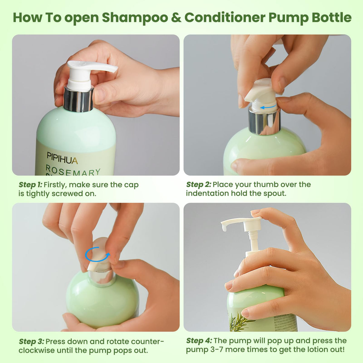 PIPIHUA bottle size comparison showing practical volume for regular use