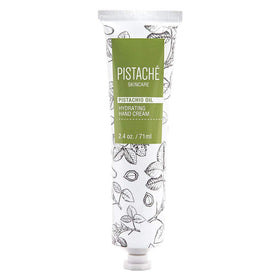 Pistaché Skincare front packaging showing tube and branding benefits