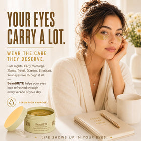 Pixi under-eye after application showing smoother, refreshed appearance