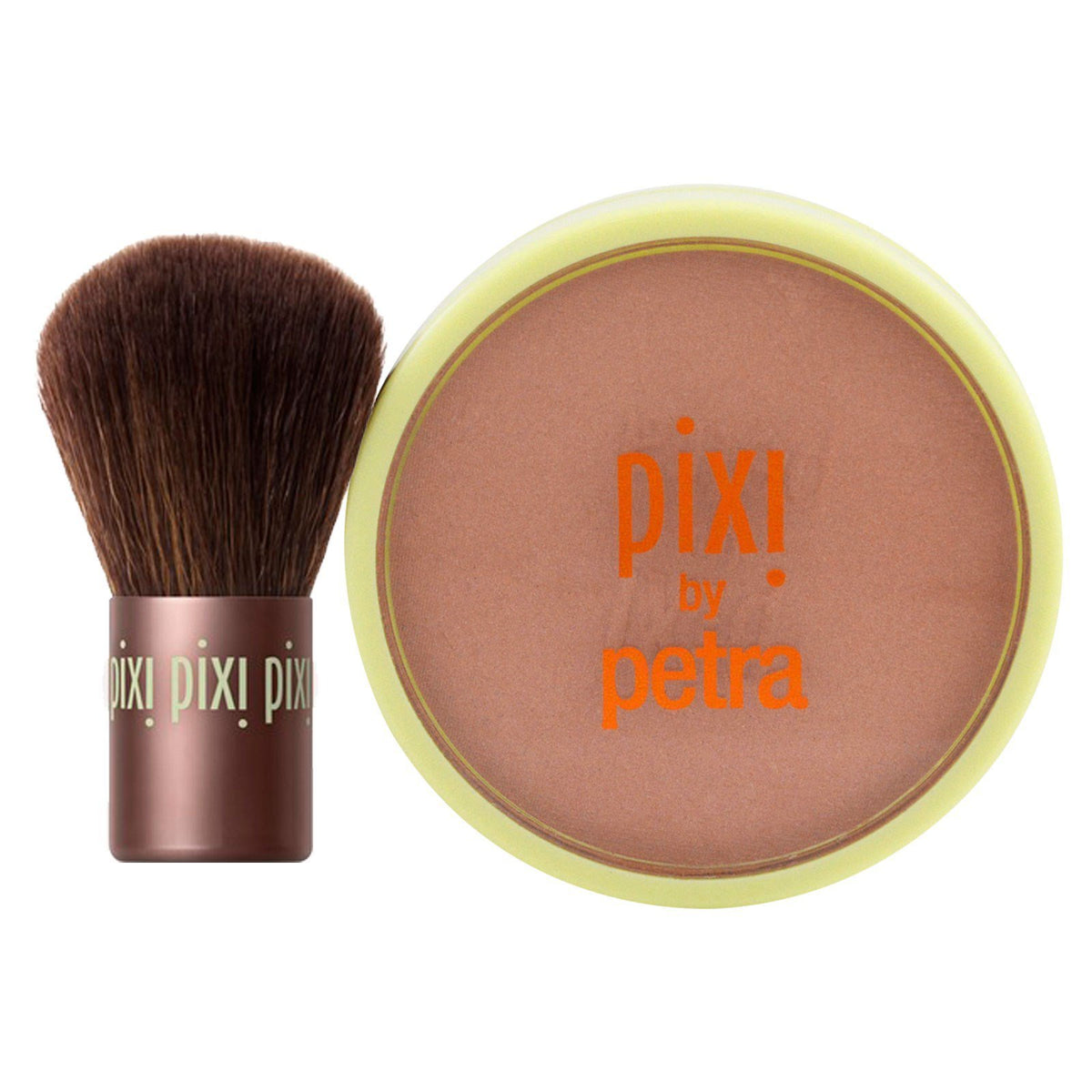 Pixi bronzer front packaging showing compact and color for easy selection