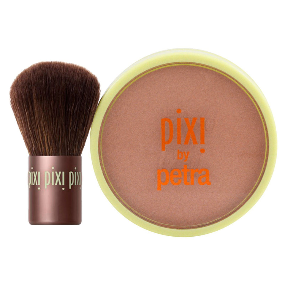 Pixi bronzer front packaging showing compact and color for easy selection