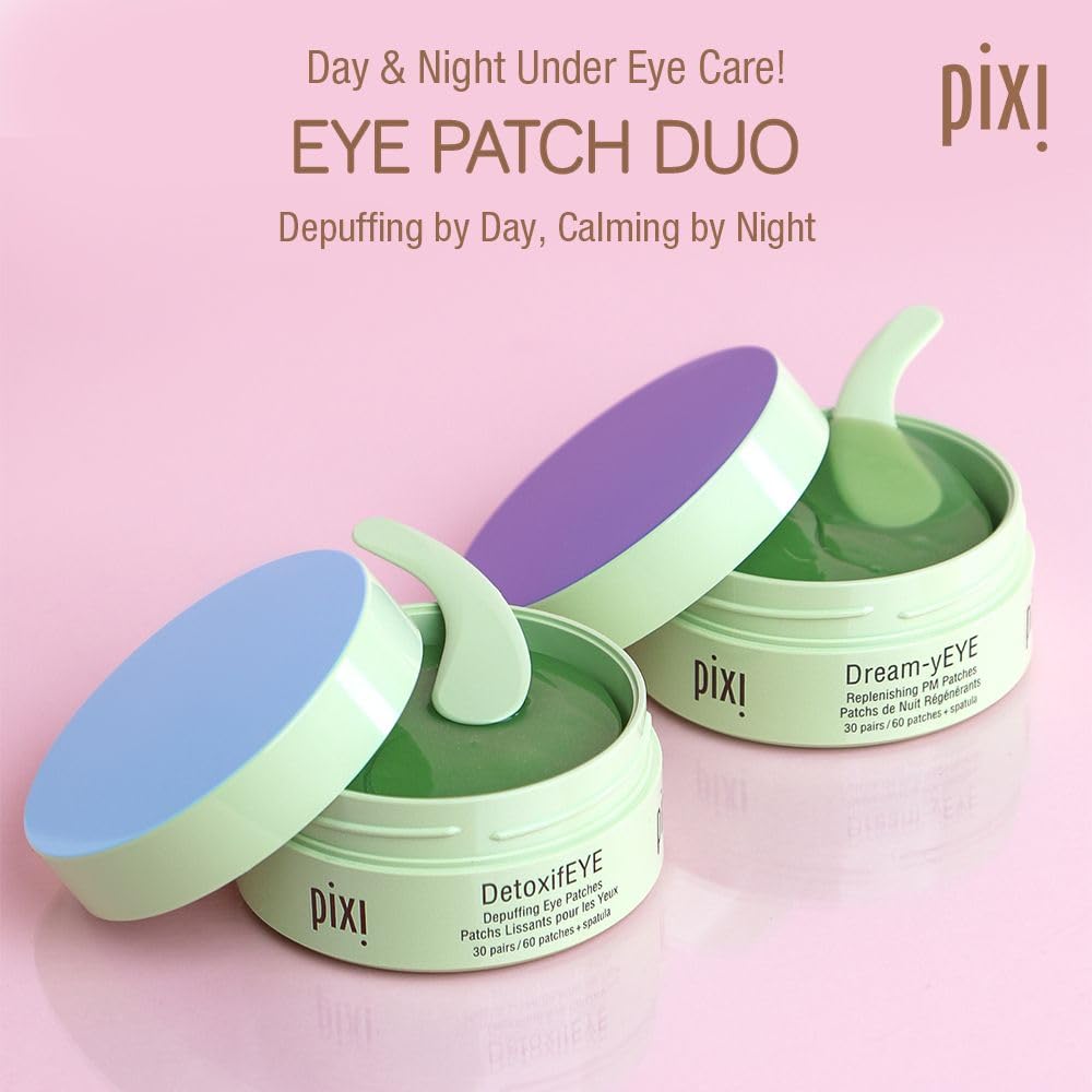 Pixi Dream-yEYE PM overnight box displayed showing restful, hydrating treatment