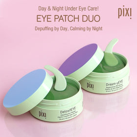 Pixi Dream-yEYE PM overnight box displayed showing restful, hydrating treatment