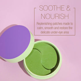 Pixi close-up of hydrogel patch texture highlighting smooth gel and targeted hydration