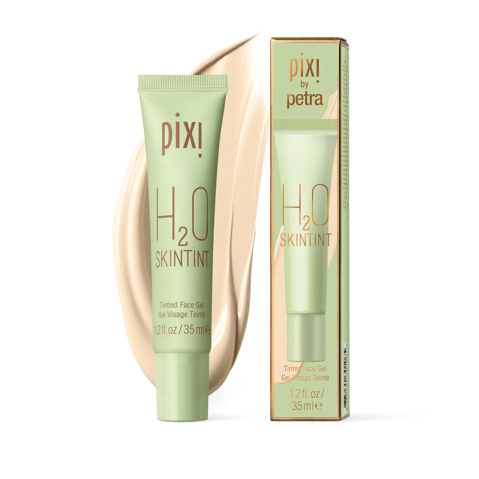 Pixi front packaging showing H2O SkinTint for quick identification and convenience