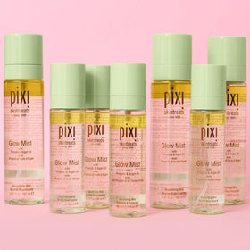 Pixi Glow Mist with rosemary lavender chamomile ingredients for soothing care