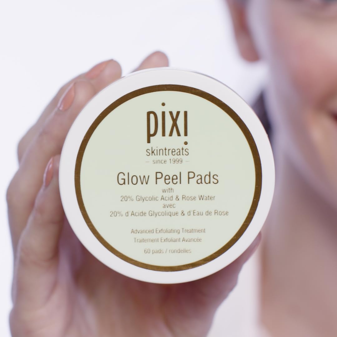 Pixi ingredient label close-up emphasizing glycolic acid and soothing agents