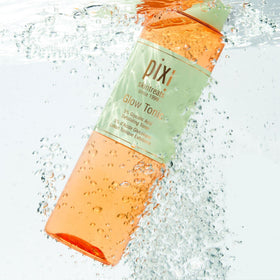 Pixi before and after texture comparison showing smoother, brighter-looking skin