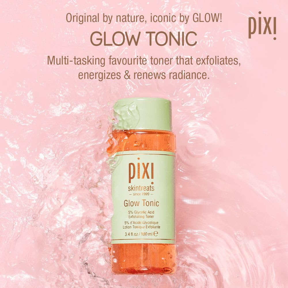 Pixi toner on cotton pad demonstrating easy application and even coverage