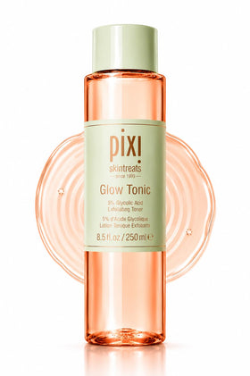 Pixi bottle front view showing label and size for clear product ID