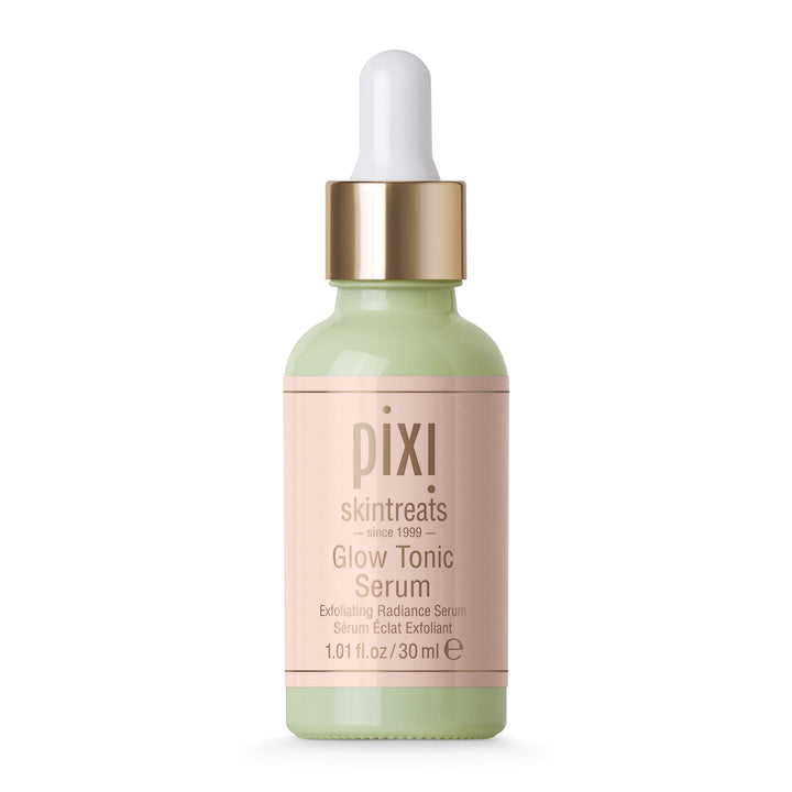 Pixi Glow Tonic Serum front bottle shows compact 30ml packaging and easy storage