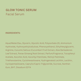 Pixi Glow Tonic Serum lifestyle bathroom routine portraying practical morning use