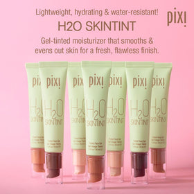 Pixi close-up of gel texture highlighting hydrating, lightweight feel