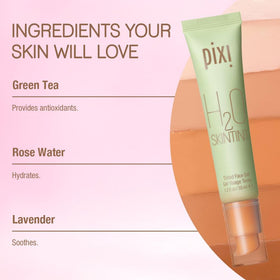 Applying Pixi H2O SkinTint with fingers for effortless blending