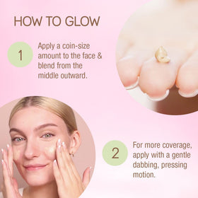 Close-up gel texture of Pixi H2O SkinTint highlighting dewy finish