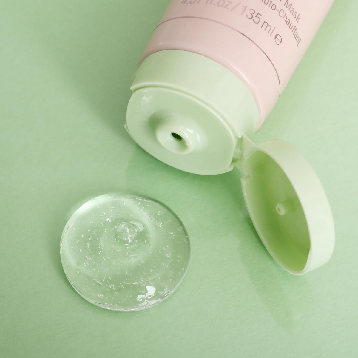 Pixi showing gel-to-oil transformation during massage for effective cleansing