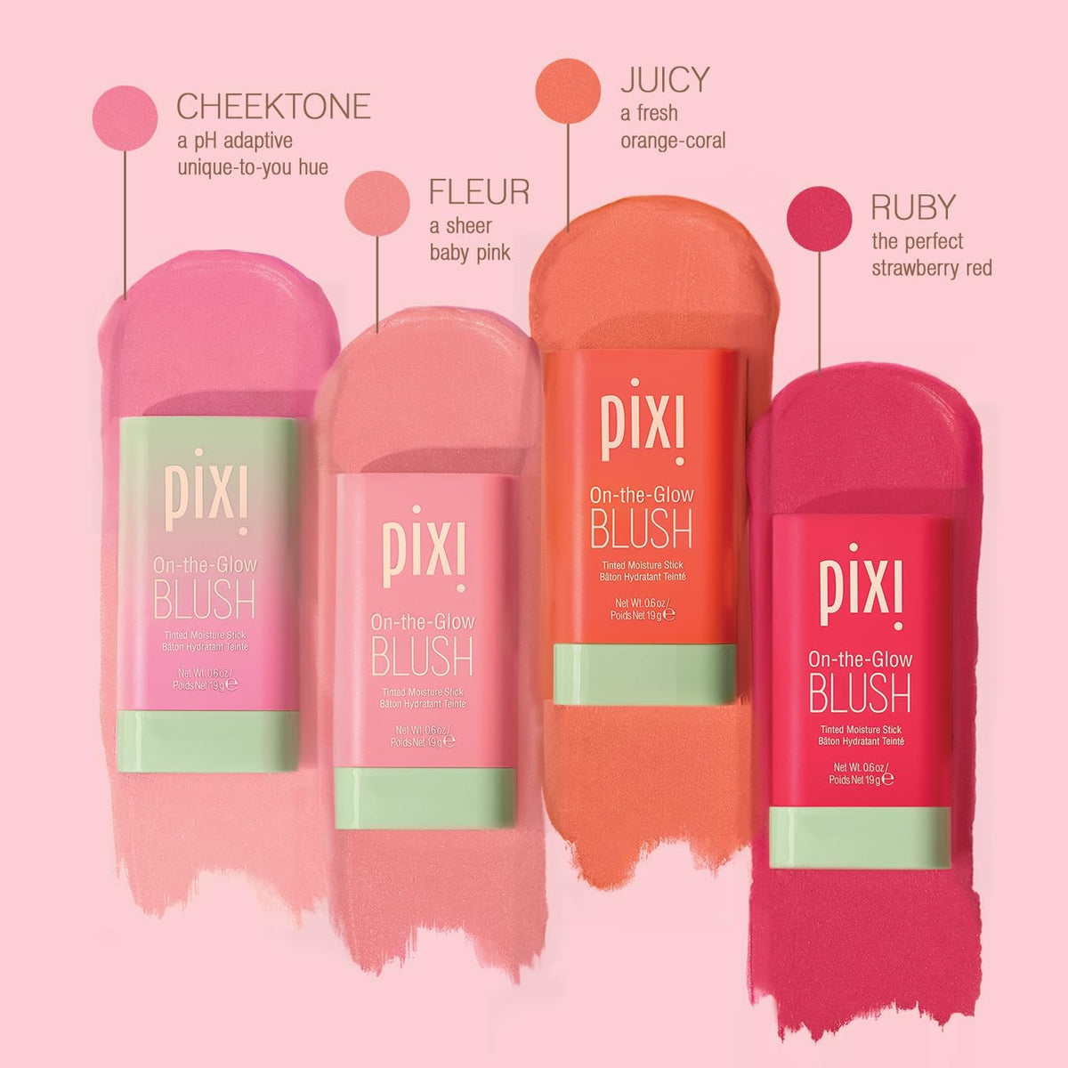 Pixi creamy Juicy texture close-up showing smooth blendability benefit
