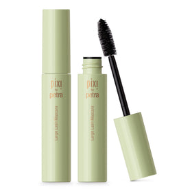 pixi packaging front view showing bold black tube and clear branding benefit clear product identity
