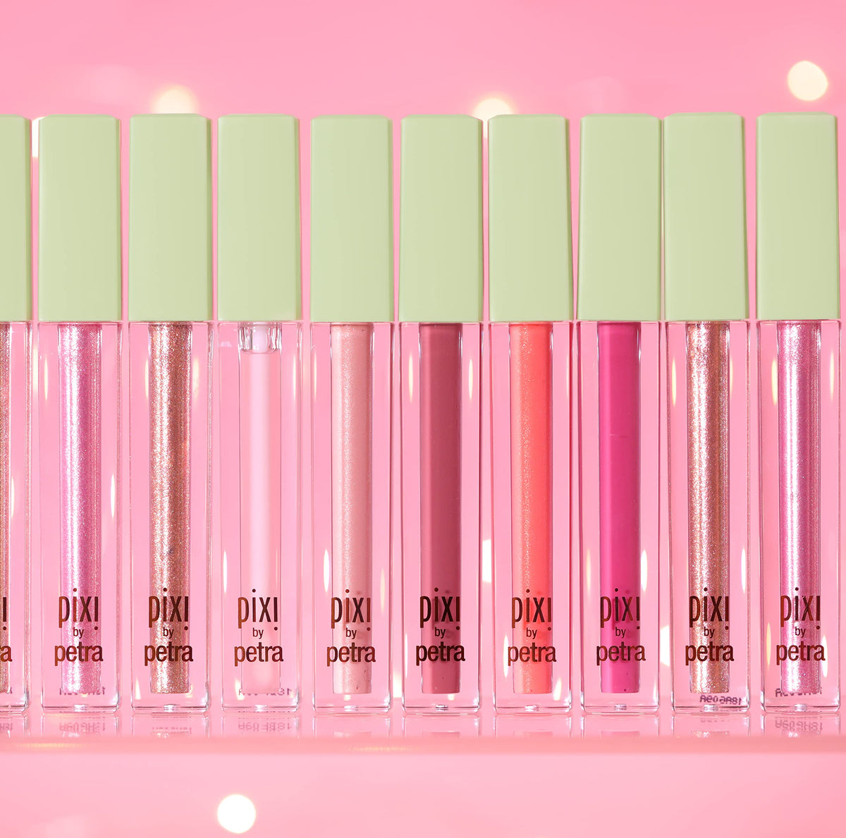 pixi open tube detail of tube lip gloss rim showcasing easy dispensing benefit