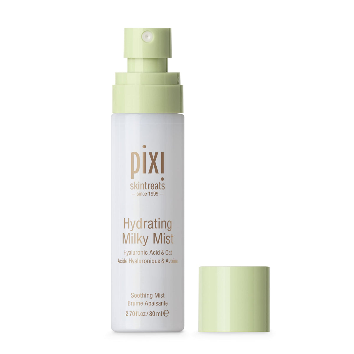 Pixi Milky Mist bottle on vanity conveying daily skincare use