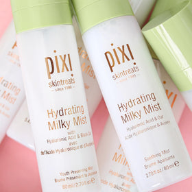 Chilled Pixi Milky Mist bottle for soothing cooling application