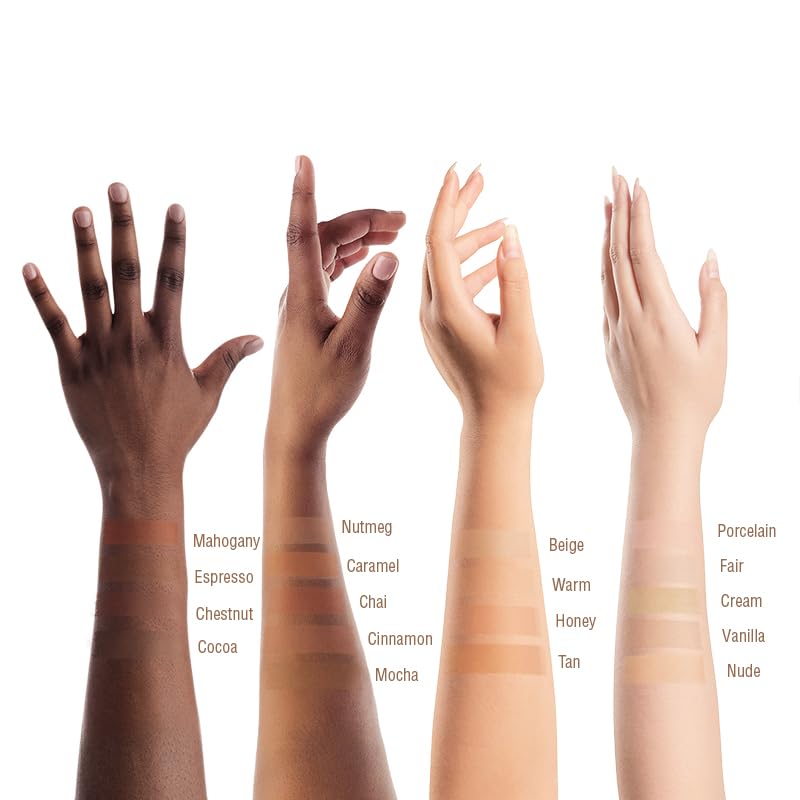 Pixi being applied to cheek demonstrating natural coverage benefit