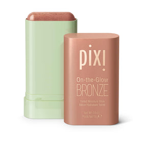 Pixi front packaging showing compact bronzer stick and label benefits
